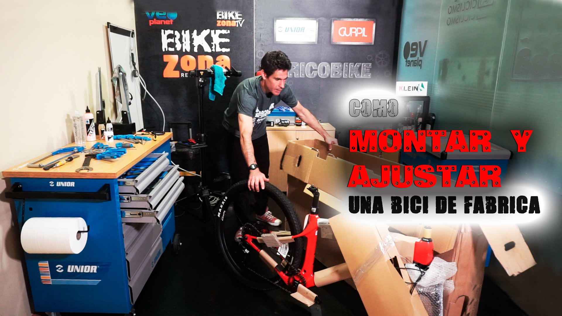 Montar una bici nueva según viene de fábrica en caja