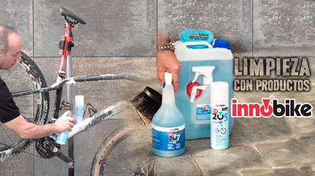 Limpieza con productos INNOBIKE