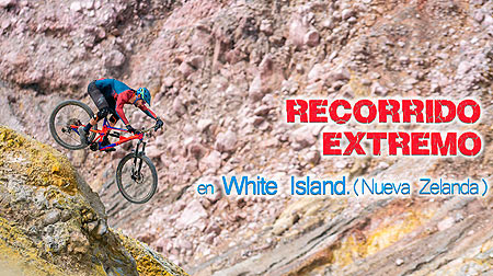  Recorrido extremo en White Island, Nueva Zelanda.