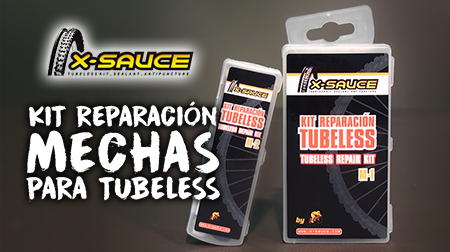 Kit de mechas para reparación de tubeless de X-SAUCE