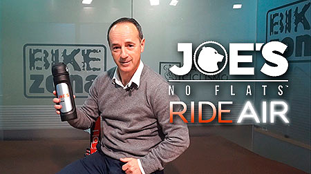 Inflando una FATBIKE en un segundo con el RIDEAIR de JOE'S NO FLATS