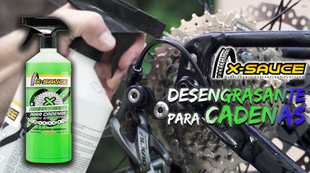 Nuevo X-Sauce desengrasante de cadenas