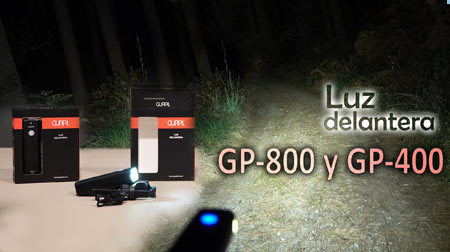 Dos luces delanteras para ver en la oscuridad: Gurpil GP-800 y GP-400