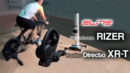 Elite Direto XR + Rizer lo más parecido a pedalear en vivo