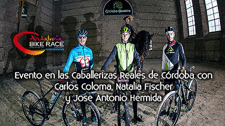 Hermida, Coloma y Fischer en las Caballerizas Reales de Córdoba