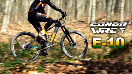 Matrícula de honor para la e-MTB WRC E-10 de Conor