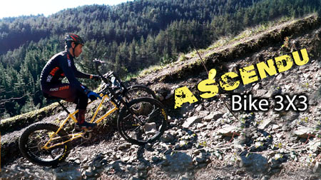 Ascendu 3x3, la bici que sube pendientes imposibles.