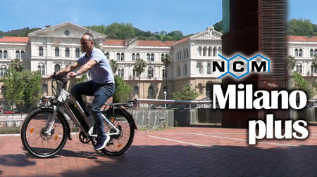 Potente e-bike alemana NCM Milano Plus