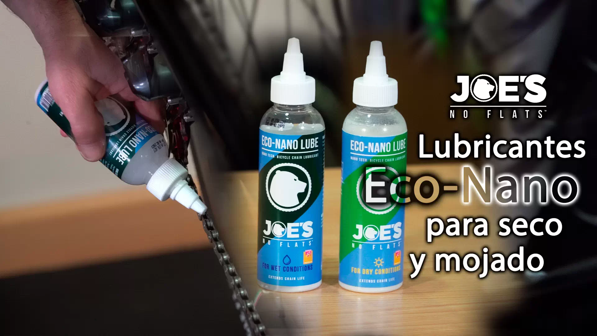Lubricantes Joe’s Eco-Nano Lube para seco y mojado