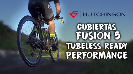 Tubeless Ready para carretera con las Fusion 5 de Hutchinson