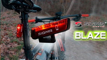 Luz trasera inteligente Sigma BLAZE con función de frenado