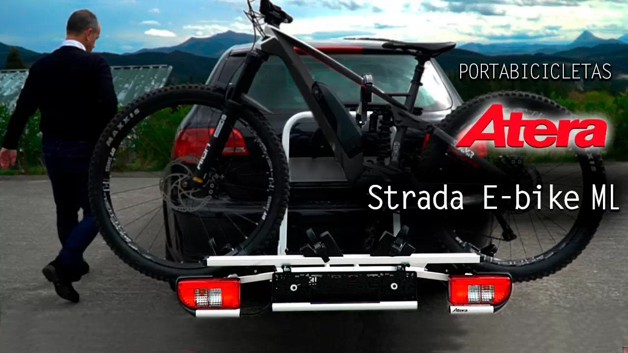 Portabicletas para bola de remolque ATERA Strada E-bike ML