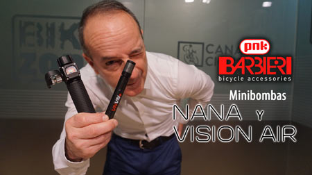 Minibombas minimalistas Barbieri: Nana y Vision Air