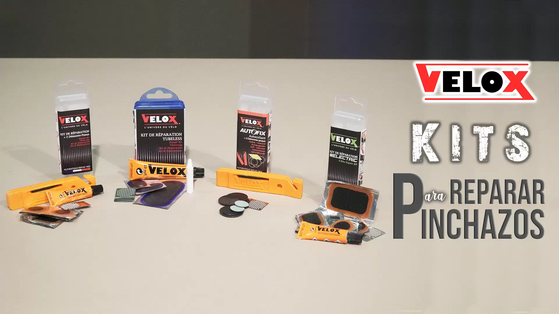Kits de reparación VELOX para todo tipo de  neumáticos