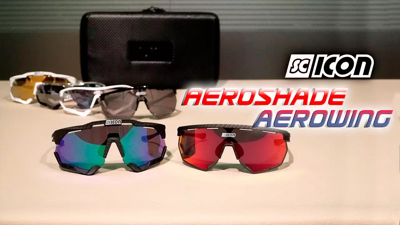 Gafas Scicon  Aeroshade y Aerowing con efecto carbono