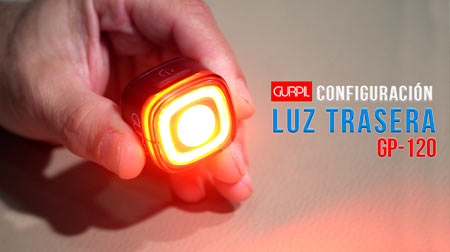 Configuración luz trasera Gurpil GP-120 