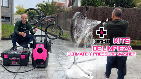 Kits Ultimate y Pressure Washer de Muc-off para la limpieza de tu bici