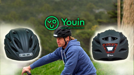 Casco Youin MTB con Leds delanteras y traseras