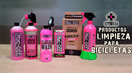 Productos de limpieza Muc-Off. Sostenibles y ecológicos