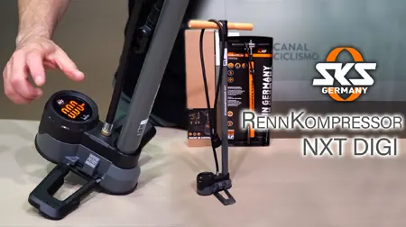 RennKompressor NXT DIGI El inflador de pie más sofisticado y potente de SKS